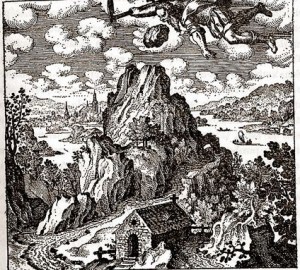 Saturn Vomits the Stone upon Mt. Helicon